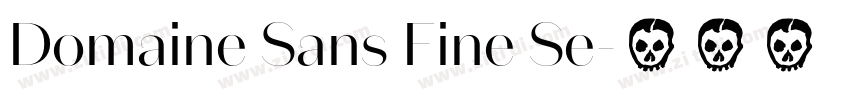 Domaine Sans Fine Se字体转换
